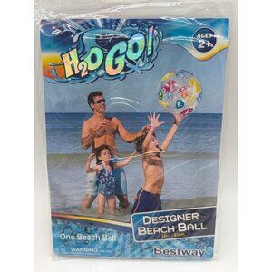Bestway H2OGO! Designer Beach Ball 24" Inflatable For Ages 2+